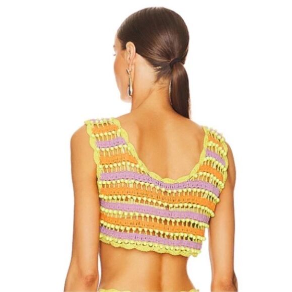 CeliaB Gaia Knit Crochet Top - Picture 3 of 8